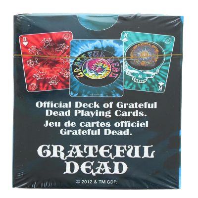 Grateful Dead Tie Dye Playing Cards  52 Card Deck + 2 Jokers Image 2