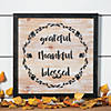 Grateful Thankful Blessed Wall Sign Image 1