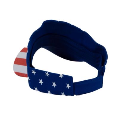 Gravity Trading Top Headwear Pro Style Twill USA Flag Visor Image 2
