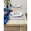 Gray & White 2-Tone Ribbed Placemat (Set Of 6) Image 2