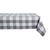Gray & White Buffalo Check Tablecloth 60X120 Image 1