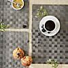 Gray Basketweave Rectangle Woven Placemat (Set Of 4) Image 3
