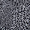 Gray Floral Woven Round Placemat Set/6 Image 4
