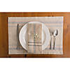 Gray French Stripe Placemat (Set Of 6) Image 4