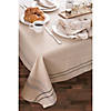 Gray French Stripe Tablecloth 60X84 Image 3