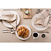 Gray French Stripe Tablecloth 60X84 Image 4