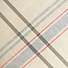 Gray French Stripe Tablecloth 70 Round Image 1