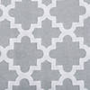 Gray Lattice Tablecloth 60X104 Image 1
