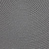 Gray Round Pp Woven Placemat (Set Of 6) Image 1