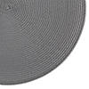 Gray Round Pp Woven Placemat (Set Of 6) Image 2