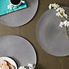 Gray Round Pp Woven Placemat (Set Of 6) Image 4