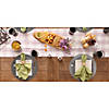 Gray Round Pvc Doubleframe Placemat 6 Piece Image 3