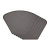 Gray Solid Wedge Table Placemat (Set Of 6) Image 1