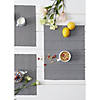 Gray Textured Twill Weave Placemat 6 Piece Image 3