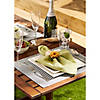 Gray Textured Twill Weave Placemat 6 Piece Image 4