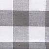 Gray-White Checkers Tablecloth 70 Round Image 1