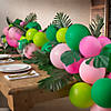 Green & Pink Tropical Balloon Table Runner Kit - 122 Pc. Image 1