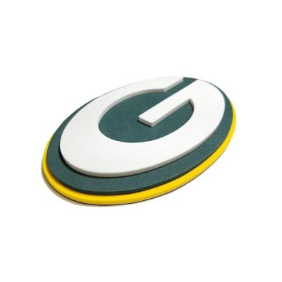 Green Bay Packers NFL 10 Inch FanChain 3D Foam Magnet Image 1