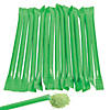 Green Candy-Filled Straws - 240 Pc. Image 1