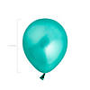 Green Chrome 5" Latex Balloons - 24 Pc. Image 1