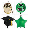 Green Graduation Congrats Grad Balloon Bouquet Kit - 14 Pc. Image 1