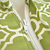 Green Lattice Outdoor Tablecloth With Zipper 60X120 Image 2