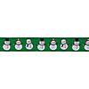 Green Snowman Wired Ribbon (Set of 3) Image 1
