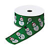 Green Snowman Wired Ribbon (Set of 3) Image 1