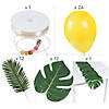 Greenery & Yellow Balloon Table Runner Kit - 50 Pc. Image 1