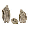 Grey Holy Family Nativity Figurines (Set Of 3) 3"H, 5.25"H, 7"H Resin Image 1