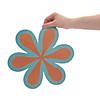Groovy Party Jumbo Flower Cutouts - 12 Pc. Image 1