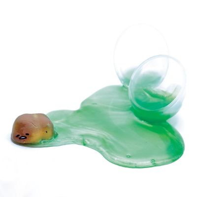 Gudetama The Lazy Egg Metallic Slime & Mini Figure  Green Image 1