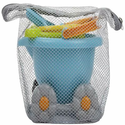 HABA Sand Bucket Scooter - 4 Piece Nesting Beach Toy Set for Toddlers Image 2