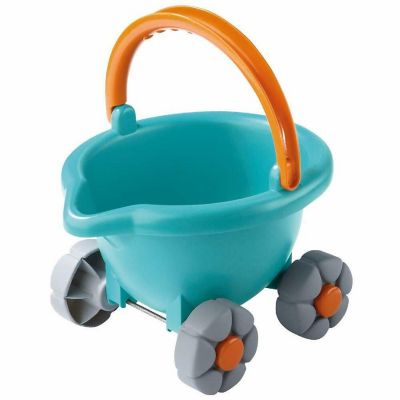 HABA Sand Bucket Scooter - 4 Piece Nesting Beach Toy Set for Toddlers Image 3
