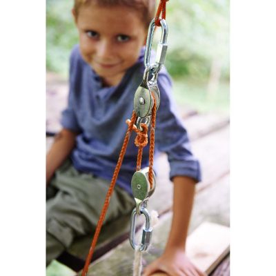 HABA Terra Kids Block and Tackle Rope and Pulley System Image 2