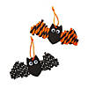 Halloween Bat Paper Straw Sign Craft Kit - Makes 12 Image 1