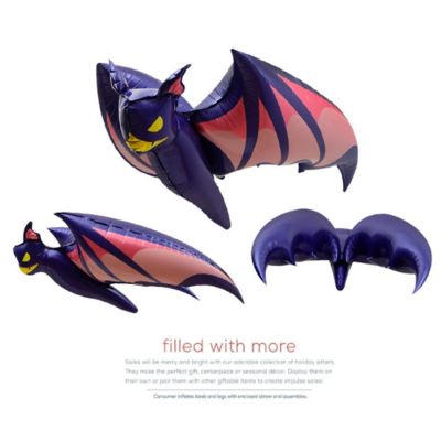 Halloween Party Black Bat Foil SuperShape Balloon 2pcs Image 2