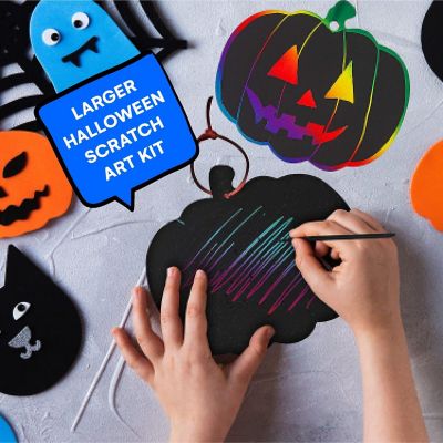 Halloween Scratch Art Trick Or Treak Image 3