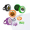 Halloween Stamper Rings - 24 Pc. Image 1
