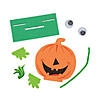 Halloween Trick-or-Treat Giveaway 3D Pumpkin Craft Kit - Makes 12 Image 1