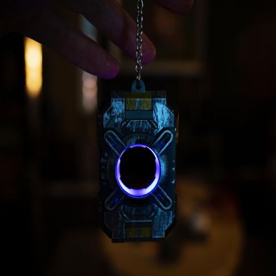 HALO Light-Up Cortana Chip Replica Pendant Keychain Image 1