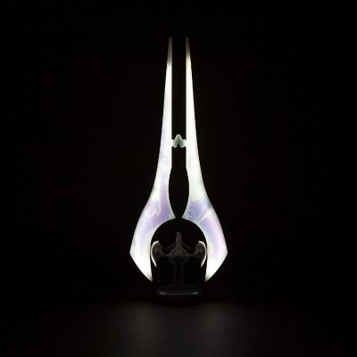 Halo Light-Up Energy Sword Collectible LED Desktop Lamp  14 Inches Tall Image 1