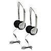 HamiltonBuhl SchoolMate On-Ear Stereo Headphone with In-Line Volume Control, Pack of 2 Image 1