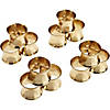 Hammered Gold Napkin Ring (Set Of 12) Image 1