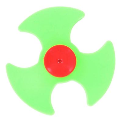 Hand Fidget Spinner  Green Circle Image 1