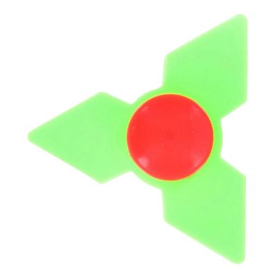 Hand Fidget Spinner  Green Triangle Image 1