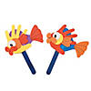 Handprint Fish Puppet Craft Kit - Makes 12 Image 1