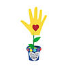 Handprint Flower Pot Craft Kit - Makes 6 Image 1