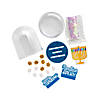 Hanukkah Glitter Snow Globe Craft Kit - Makes 12 Image 1