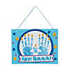 Hanukkah Handprint Sign Craft Kit - Makes 12 Image 1